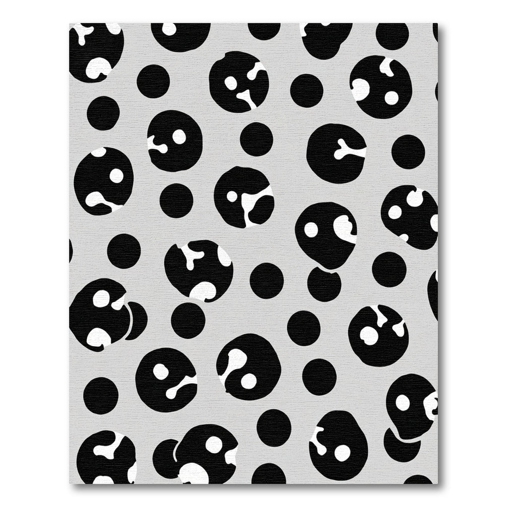 Monochromatic Spot Scatter Collage Rug