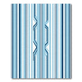 Navy Light Blue Vertical Stripe Weave Rug