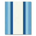 Striped Cream And Blue Tones Rug