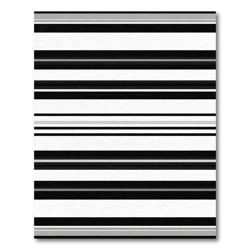 Monochromatic Horizontal Stripe Arrangement Rug