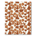 Brown Caramel Abstract Spots Rug