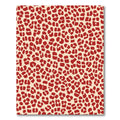 Cream Red Giraffe Spots Variation Rug