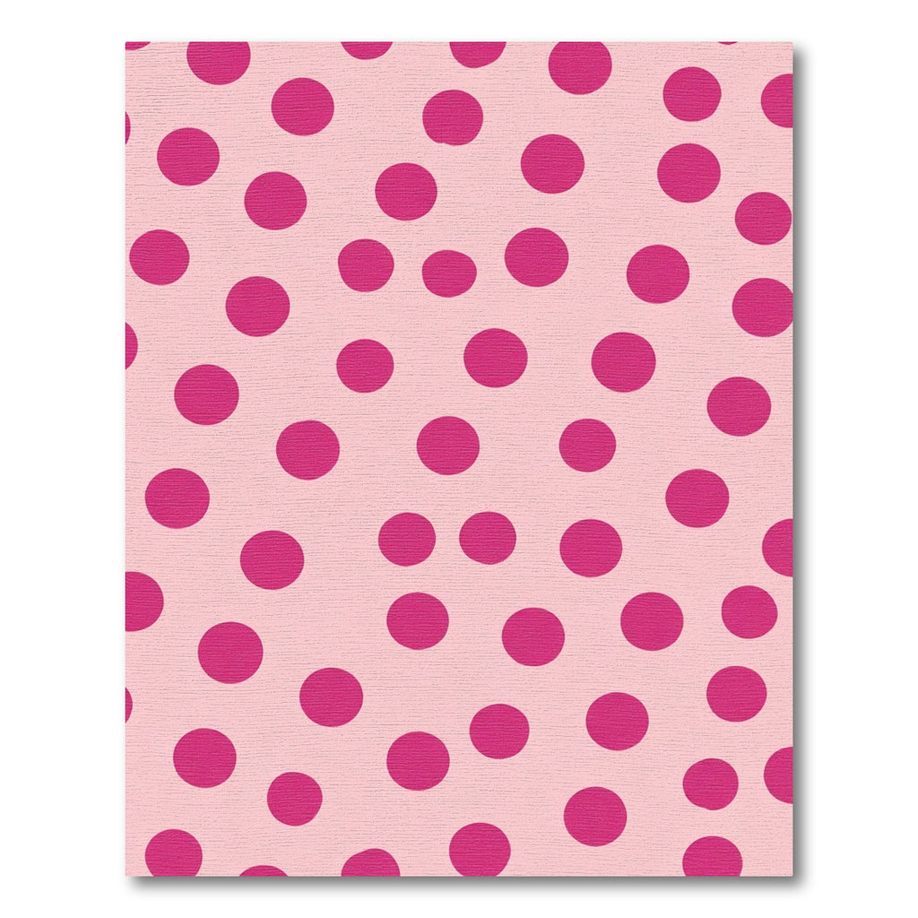 Pink Polka Dot Background Rug