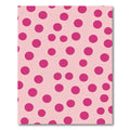 Pink Polka Dot Background Rug