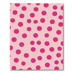 Pink Polka Dot Background Rug