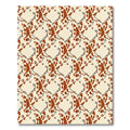 Brown Organic Splotch Diamond Rug