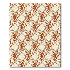 Brown Organic Splotch Diamond Rug