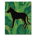 Black Panther Jungle Leaf Rug