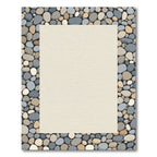 Coastal Pebble Border Natural Tone Rug