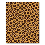 Golden Brown Spotted Animal Hide Rug