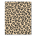 Classic Beige Black Leopard Spots Rug