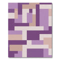 Cool Geometric Shapes Lavender Rug