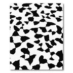 Black White Abstract Ink Blots Rug