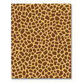 Golden Brown Irregular Spots Rug