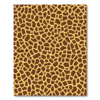 Golden Brown Irregular Spots Rug