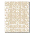 Neutral Beige Geometric Lattice Rug