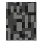 Monochromatic Geometric Block Composition Rug