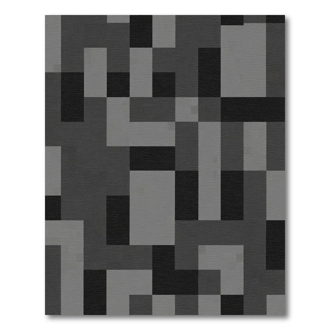 Monochromatic Geometric Block Composition Rug