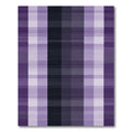 Purple Plaid Grid Background Decor Rug