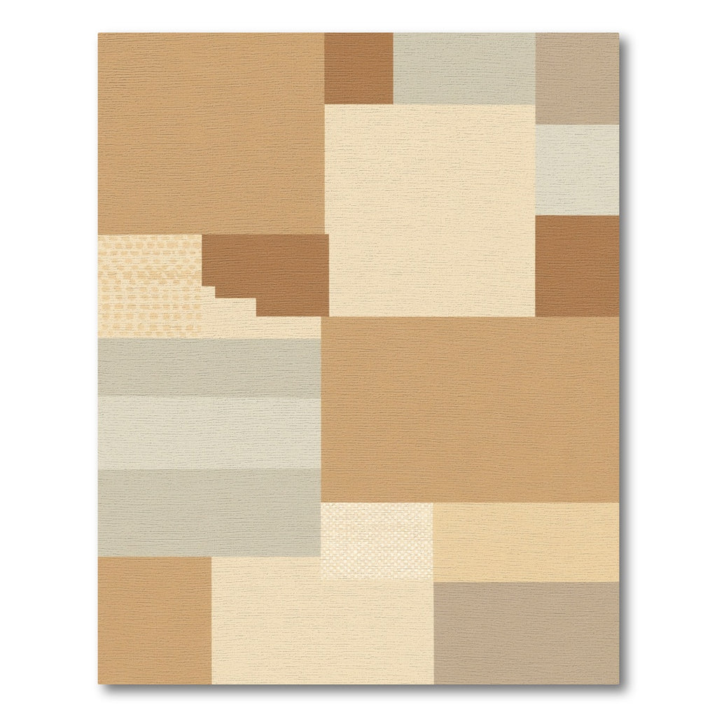 Neutral Geometric Block and Stripe Rug