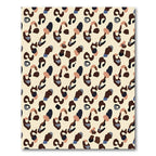Abstract Leopard Spots Cream Accents Rug