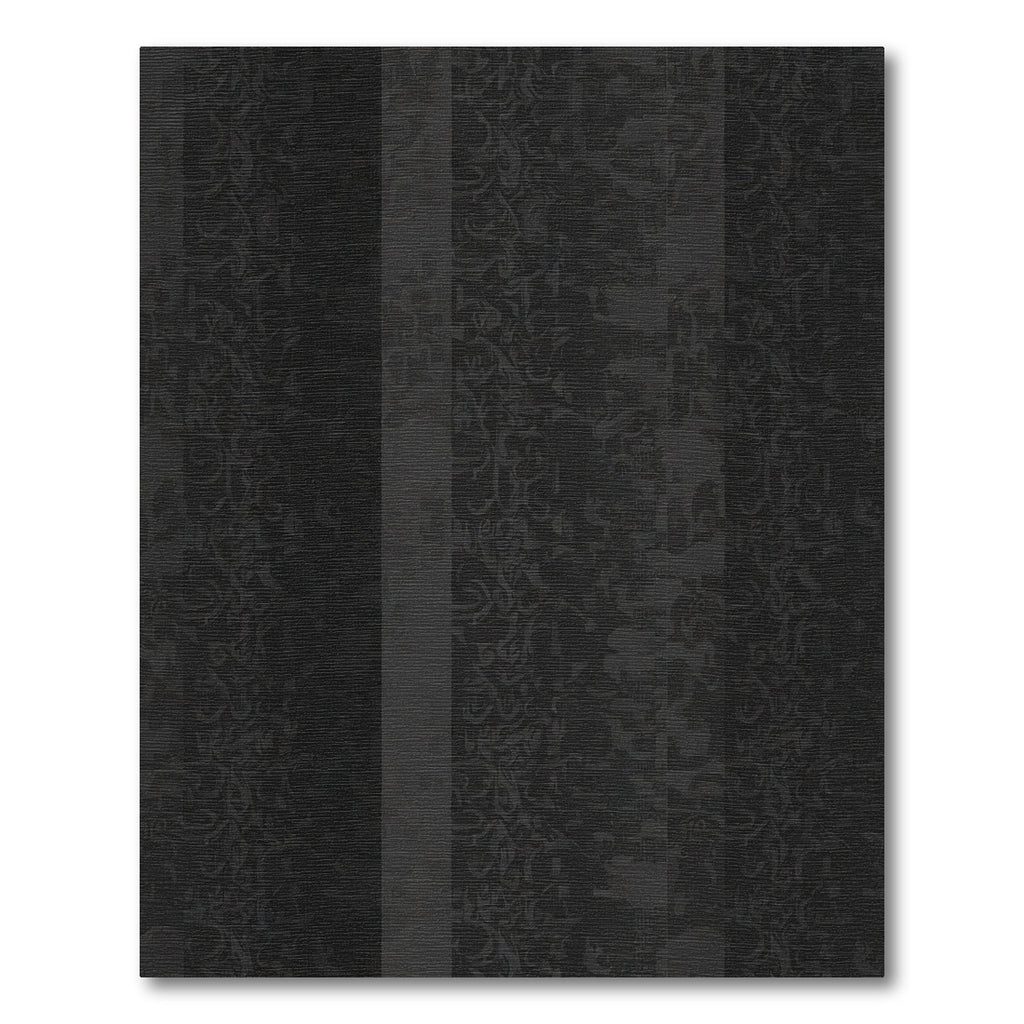 Dark Charcoal Abstract Vertical Stripe Rug
