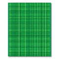Green Tartan Plaid Fabric Rug