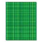 Green Tartan Plaid Fabric Rug