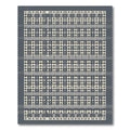 Geometric Diamond Lattice Stripe Rug