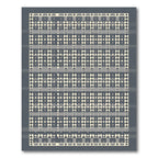 Geometric Diamond Lattice Stripe Rug
