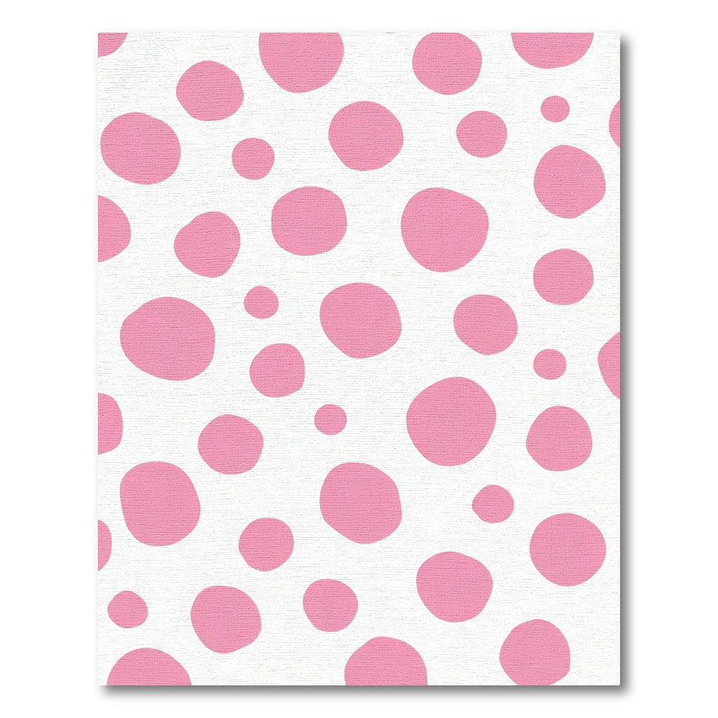Pink Dot Scattered Composition Rug