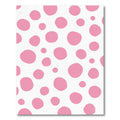 Pink Dot Scattered Composition Rug