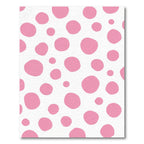 Pink Dot Scattered Composition Rug