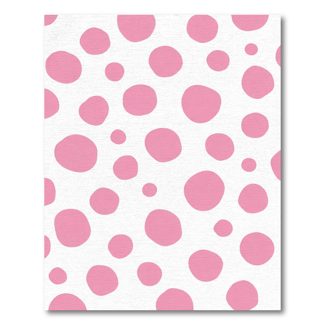 Pink Dot Scattered Composition Rug