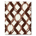 Chocolate Brown Intertwined Links Rug