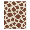 Brown Giraffe Spot Mosaic Rug