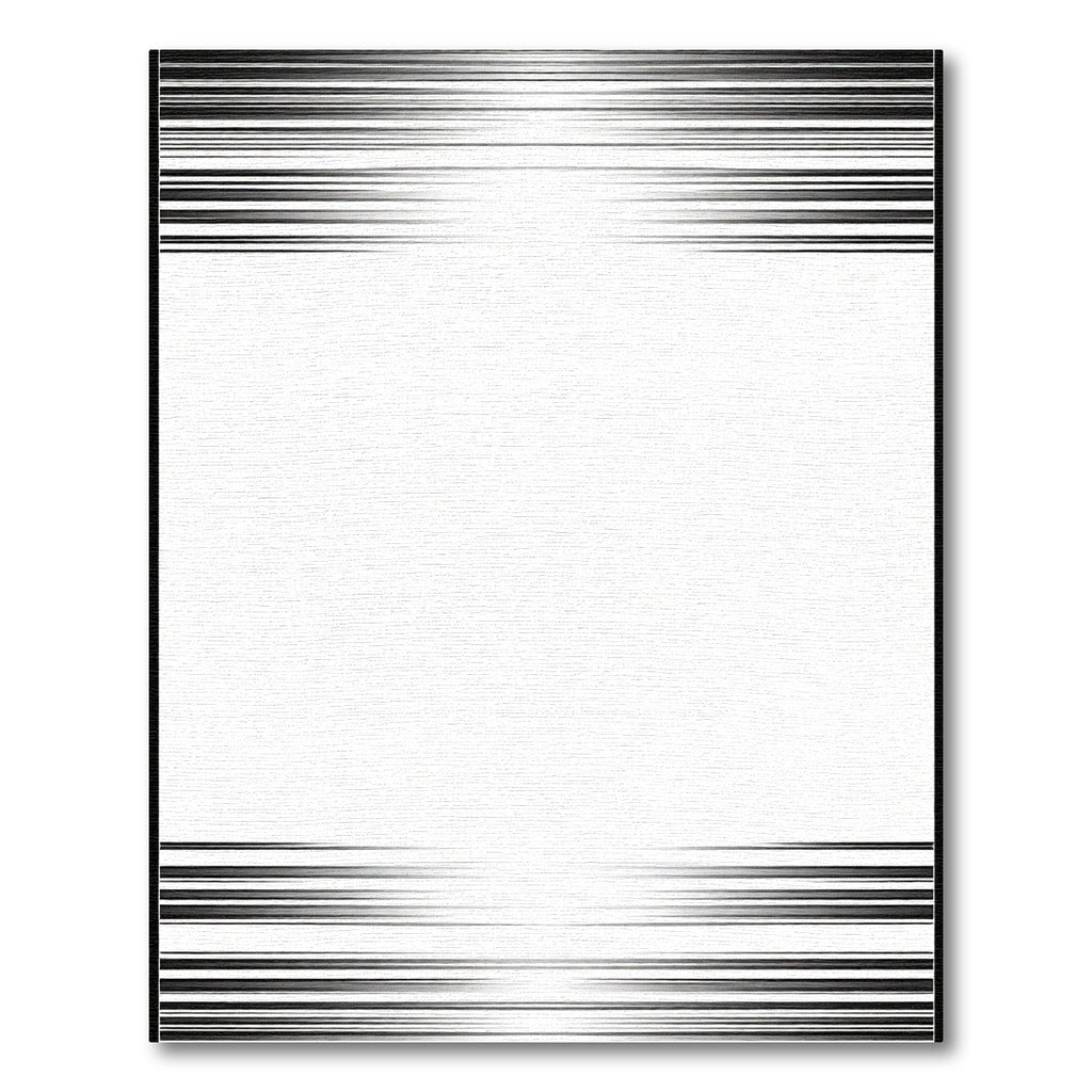 Dynamic Black Speed Lines Rug