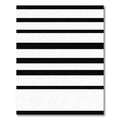 Bold Stripe Black and White Rug