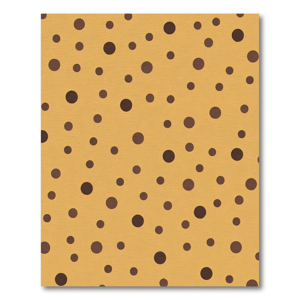 Golden Brown Polka Dot Classic Rug