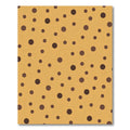 Golden Brown Polka Dot Classic Rug