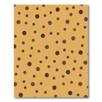 Golden Brown Polka Dot Classic Rug