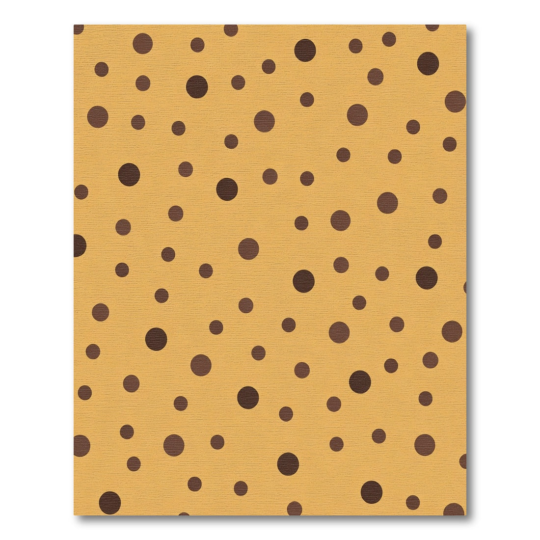 Golden Brown Polka Dot Classic Rug