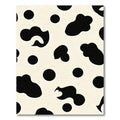 Black Cream Spotty Blob Rug