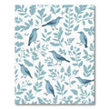 Blue Birds Amidst Greenery Rug