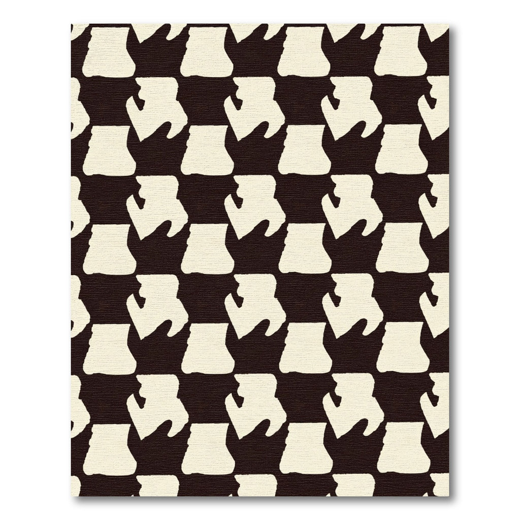 Cream Tan Organic Abstract Shape Rug