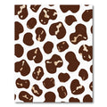 Brown White Blob Organic Patchwork Rug