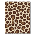 Brown Beige Spotted Animal Hide Rug