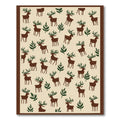 Brown Deer Forest Woodland Nature Rug