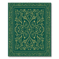 Emerald Gold Flourish Medallion Rug