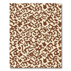Brown Beige Abstract Camouflage Rug
